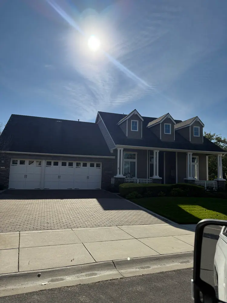 Craftsman-style Central Coast home with freshly painted body, trim and garage doors